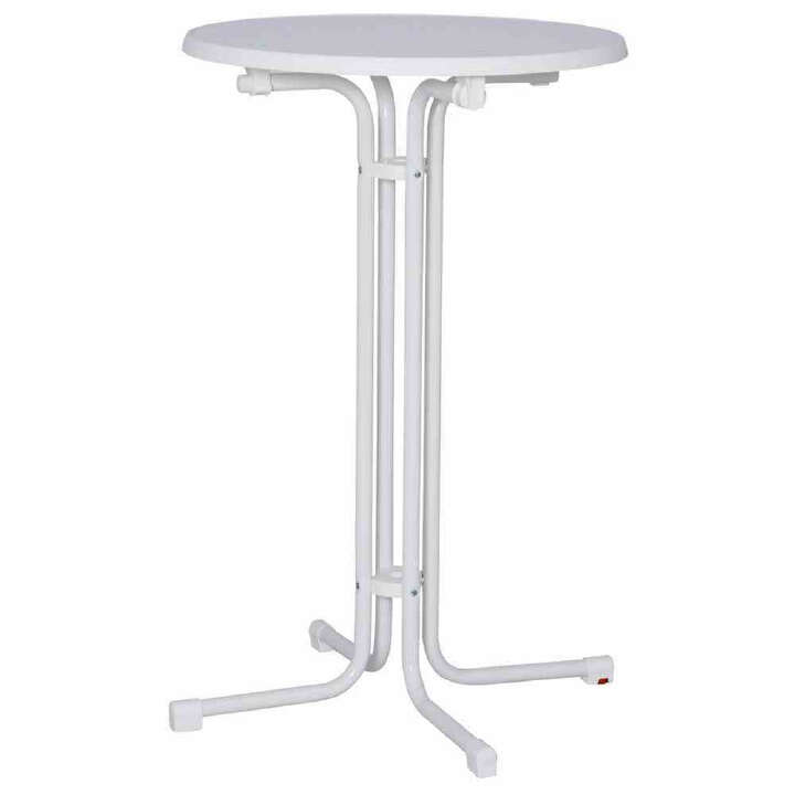 Stehbiertisch 70x110 cm, weiß